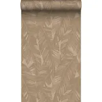 Origin Luxury Wallcoverings Tapete Bananenblätter Beigebraun 50 X 900 Cm 348059