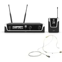 LD Systems U506BPHH Funkmikrofon mit Bodypack und Headset hautfarben