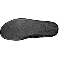 Rohde Herren Hausschuhe Pantoffeln Leder Lekeberg 1558-90, Größe:43 EU, Farbe:Schwarz