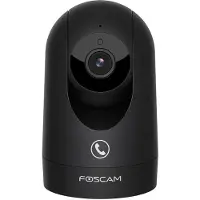 Foscam R8M 8MP WLAN-Kamera mit Mikrowellenradar, Schwarz