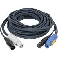 DAP Cavo Hybrid FP18 - PowerCON & 5-pin XLR - 3 m