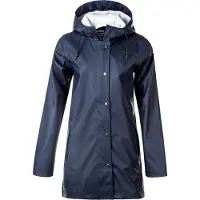 Weather Report Petra Damen Regenjacke mit Kapuze blau 38