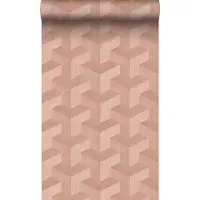 Origin Luxury Wallcoverings Tapete 3D Muster Terrakottarosa 50 X 900 Cm 348002