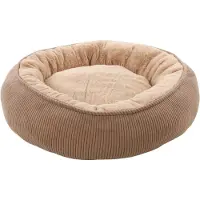 Flamingo Hundebett mit Reißverschluss Colette Rund 46 cm Taupe