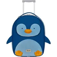 Samsonite Kinderkoffer "Happy Sammies ECO, Penguin Peter" 22,5 l 2 Rollen mit arretierbarem und versenkbarem Druckknopf-Trolleysystem