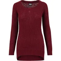 Urban Classics Rundhalspullover "Damen Ladies Long Wideneck Sweater" 1 Stk.
