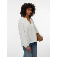 Vero Moda Bluse Natali 10342739 Weiß Regular Fit