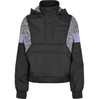 Urban Classics Allwetterjacke "Damen Ladies AOP Mixed Pull Over Jacket" 1 Stk. tlg. mit Kapuze