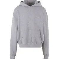 Mister tee bequemes Herren Sweatshirt Rippbündchen Kapuze 460 g/m² mit Baumwolle Grau