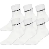 Huddle Kurzsocken "Socken 6pk Short Crew Socks 6er Pack", Herren, Gr. 35-38, weiß, Obermaterial: 81% Polyester PES. 16% Baumwolle CO. 3% Elasthan EL., Socken Kurzsocken