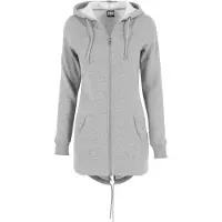Urban Classics Ladies - SWEAT PARKA Zip Hoody grau - M