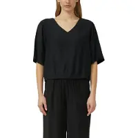 s.Oliver Shirtbluse weite Passform, V-Ausschnitt