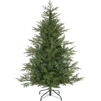HOMCOM künstlich Weihnachtsbaum 150cm Christbaum mit 1724 Spitzen, Metallständer