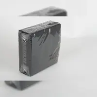 QUICKY Airlaid-Servietten, 40 x 40 cm, schwarz, 800 Stück (50x16)