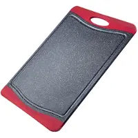 Westmark Schneidbrett 36,5 x 25 cm schwarz/rot
