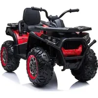 Lean cars Elektrisches Ride-On-Quad XMX607, rot lackierter Spider