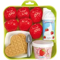 Ecoiffier 100% Chef Aardbeien met Dienbland