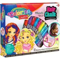 Patio Colorino Kreatives Haarkreide-set 10 Farben Mix