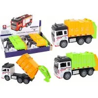 Leantoys Müllauto mit Anhänger, Lastwagen, 2 Farben
