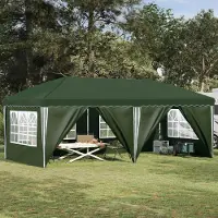 Prolenta Maison Exclusive - Pop-up Partyzelt 575 x 288 x 245 cm Grün
