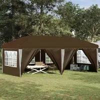 Prolenta Maison Exclusive - Pop-up Partyzelt 575 x 288 x 245 cm Taupe