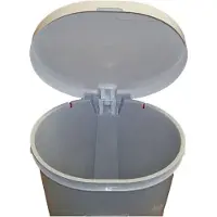 Keter Curver Treteimer 25L / Lux Grau/Granit