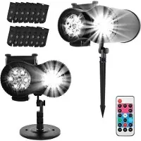 Iso Trade LED-Projektor für Bungalowwellen + 12 Dias