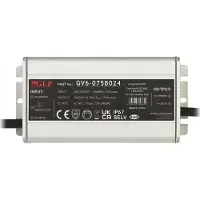 GLP GV6-075B024: 24V 75W Netzteil, IP67, PFC