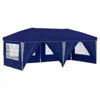 Syfax Pop-up Partyzelt 575 x 288 x 245 cm Blau