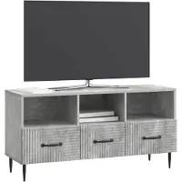 vidaXL TV-Schränk Betongrau 102 x 34,5 x 50 cm Holzwerkstoff