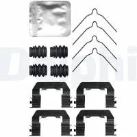 Delphi LX0736 Zubehörsatz Scheibenbremsbelag Vorne für HYUNDAI Santa Fé III (DM) für SSANGYONG Korando SUV (CK)