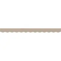 vidaXL Markisenschürzen-Ersatz Beige 330 x 20 cm Polyester