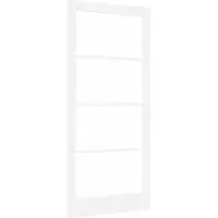 vidaXL Interior Tür ORKDAL Weiß grundiert 93 x 202 cm