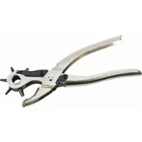 Dönges Revolverlochzange SIMPLE, 220 mm, Für Lochung Ø 2,0 - 4,5 mm, vernickelt