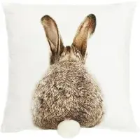 Frank Flechtwaren Osterdeko 337270, Kissenhülle aus Polyester, 45 x 45 cm
