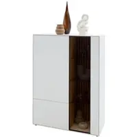 Johann Jakob Highboard (Glas rechts) LUCIANO - B/H/T ca. 103,00x138,00x39,00