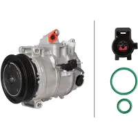 Hella Klimakompressor 12 V Ø 120 mm Thermo-Expertise passend für u.a. JAGUAR XK