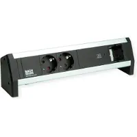 Bachmann DESK 2xSchutzkontakt USB C, USB Charger 60W 1xABD GST18