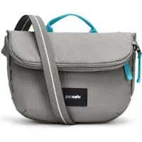 Pacsafe Umhängetasche Go Saddle Crossbody Bag Stone taupe