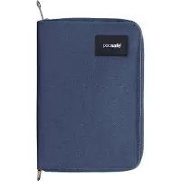 Pacsafe Geldbörse RFIDsafe Compact Travel Organizer Coastal Blue dunkelblau