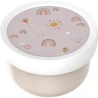 Mepal Campus Fruchtbox 300 ml mit Gabel - Sunshine & rainbow