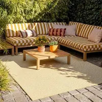 FRAAI In- & Outdoor Teppich - Summer Tile Gelb 120x170 cm