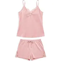 Gisela Lace Details Ärmelloser Pyjama