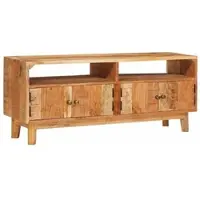 vidaXL Stauraumschränke Braun 110 x 30 x 45 cm Massivholz Mango