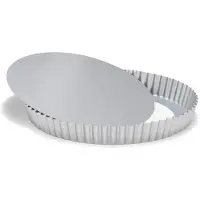 Patisse Quiche-Form mit losem Boden 28 cm Stahl silber