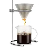 Bodum Kaffeestation Pour Over Silber 1 L