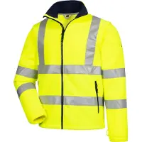 Nitras MOTION TEX VIZ, Warn-Fleecejacke, EN ISO 13688, EN ISO 20471 | Packung (1 Stück)