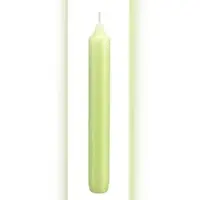 Kopschitz Kerzen Leuchterkerzen, Tafelkerzen, Haushaltskerzen Kiwi Grün, 250 x Ø 25 mm, 12 Stück