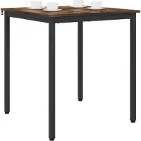 vidaXL Esstische 70 x 70 x 75 cm Holzwerkstoff Räuchereiche