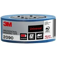 3M Malerabdeckband 2090, 30 mm x 50 m, 1 Rolle/Packung, 100% PEFC SGSCH-PEFC-COC-110078 | Packung (1 Rolle)